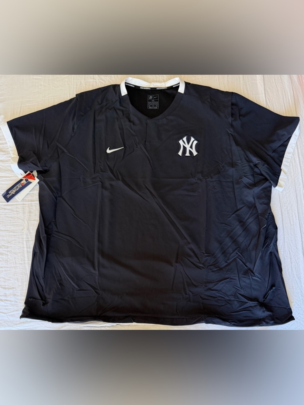 Nike MLB New York Yankees Baseball Pullover Jersey NKAV550433-50885 Men’s Sz 4XL